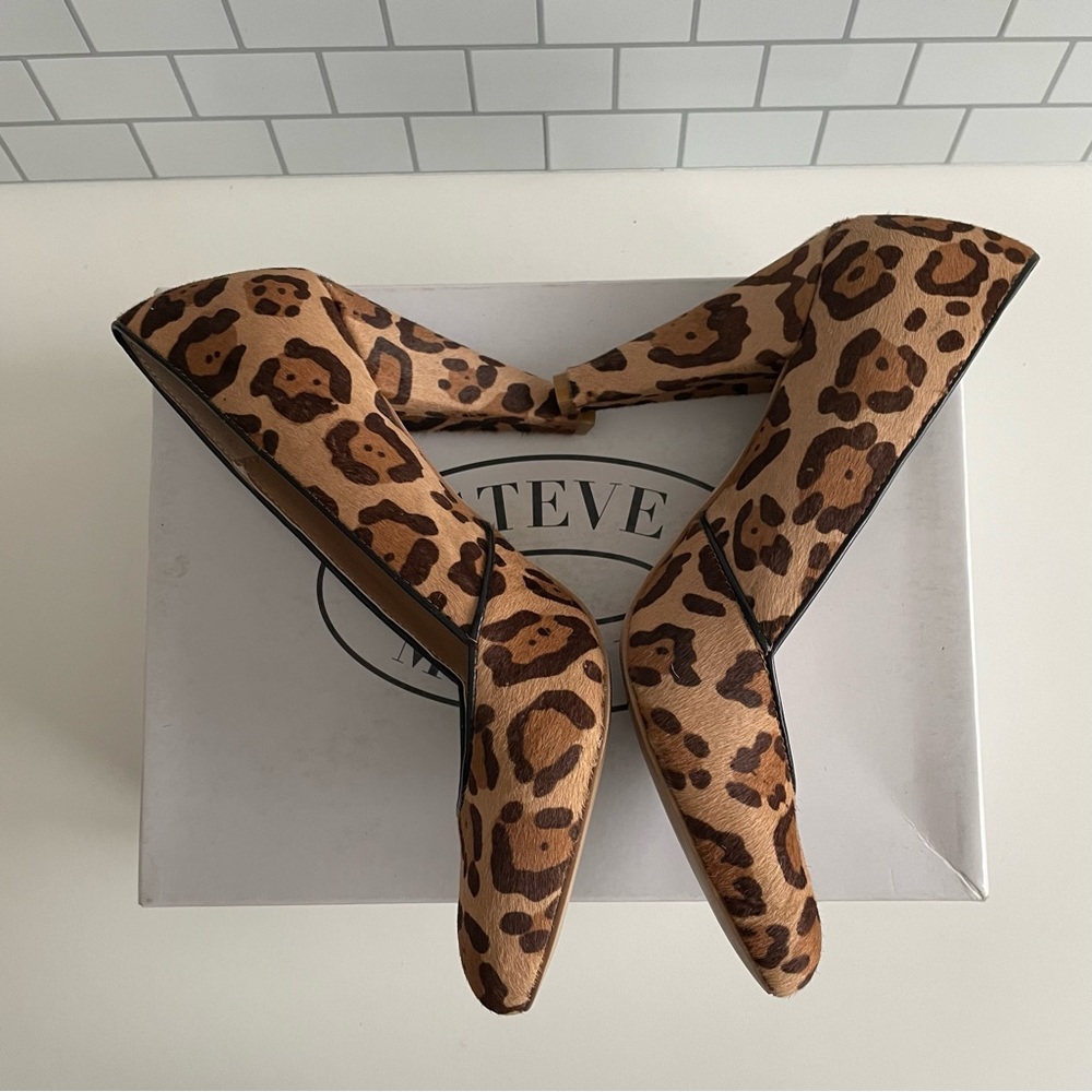 Steve Madden Poized Leopard Heels - Picture 7 of 15